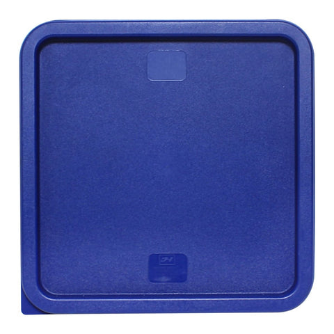 Thunder Group PLSFT121822C Blue Snap-On Lid for 12, 18 & 22 Qt Square Food Storage Containers