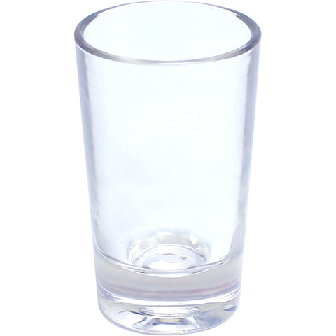 Thunder Group PLTHSG001CC 1 oz. Clear Polycarbonate Heavy Base Shot Glass