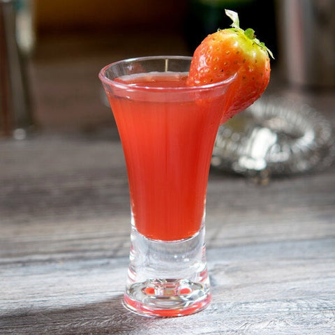 Thunder Group PLTHSG002AC 2 oz. Polycarbonate Flared Shooter / Dessert Shot Glass