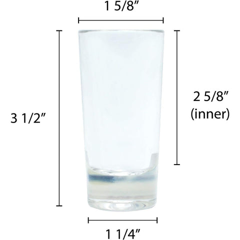 Thunder Group PLTHSG015CC 1-1/2 Oz Clear Polycarbonate Shot Glass