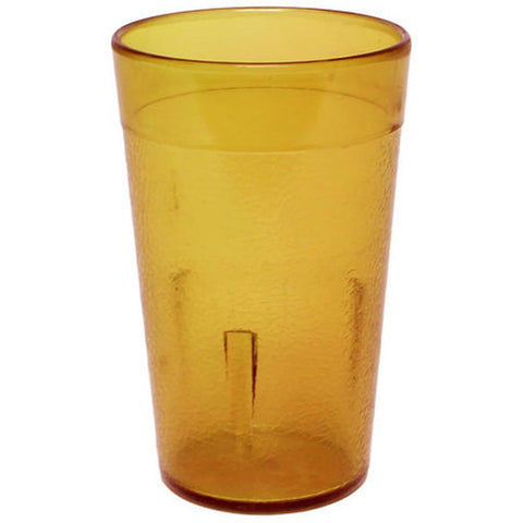 Thunder Group PLTHTB005A 5 oz Amber Stackable Plastic Tumbler