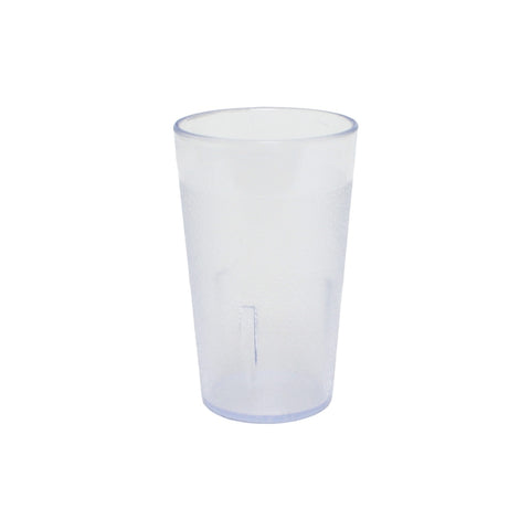 Thunder Group PLTHTB005C 5 oz Clear Pebbled Plastic Stackable Tumbler