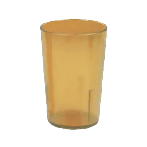 Thunder Group PLTHTB010A 9-1/2 oz. Amber Plastic Textured Tumbler
