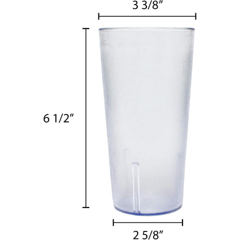 Thunder Group PLTHTB020C 20 oz Clear Plastic Stackable Tumbler