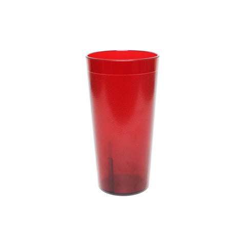 Thunder Group PLTHTB020R 20 oz Red Break-Resistant Stackable Poly Tumbler