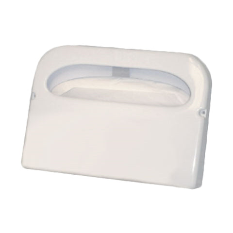 Thunder Group PLTSCD3812 White Plastic Half-Fold Toilet Seat Cover Dispenser