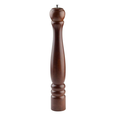 TableCraft PM1918 18" Wood Pepper Mill, Mahogany Finish