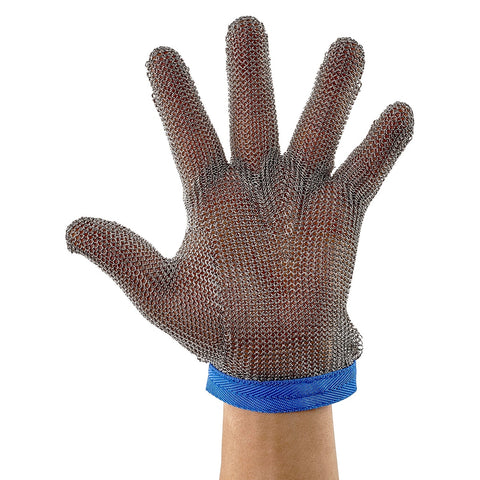 Winco PMG-1L Large Stainless Steel Protective Mesh Cutting Glove