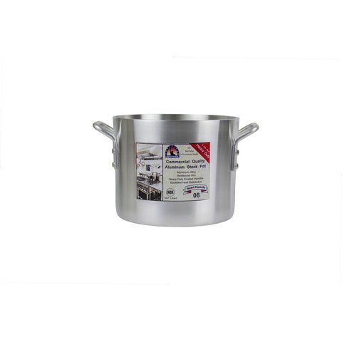Libertyware POT08H 8 Quart Heavy Duty Aluminum Stock Pot