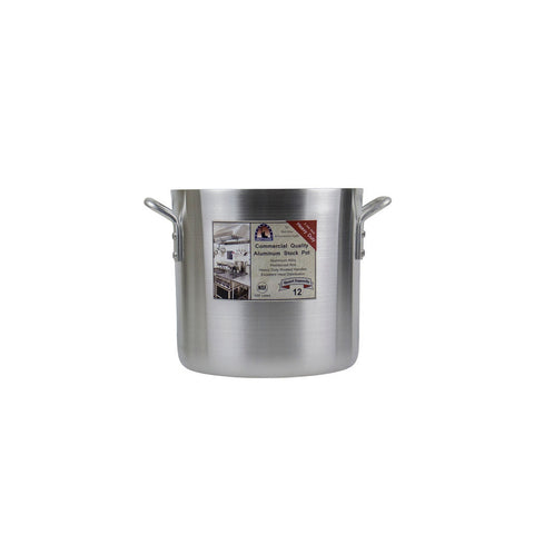 LIBERTYWARE POT12H 12 Quart Heavy Duty Aluminum Stock Pot