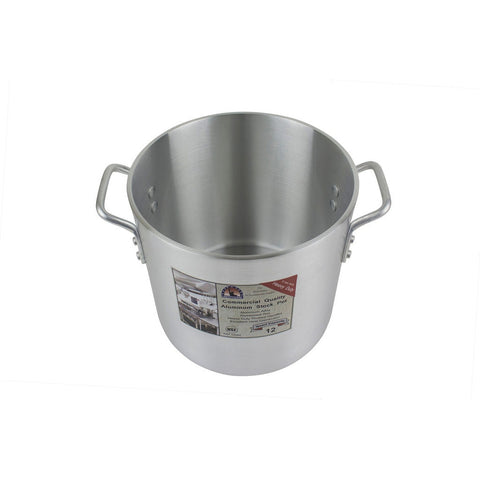 LIBERTYWARE POT12H 12 Quart Heavy Duty Aluminum Stock Pot