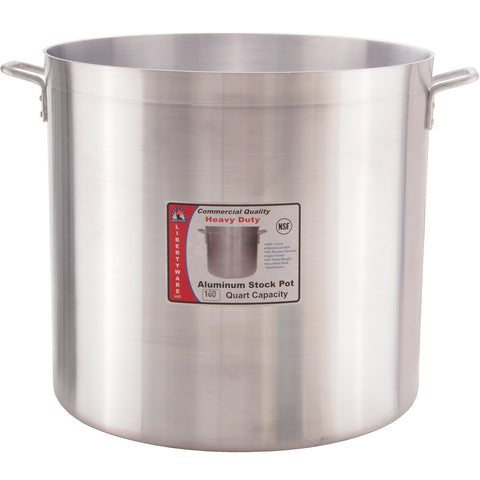 Libertyware POT160H 160 Qt Heavy Duty Aluminum Stock Pot