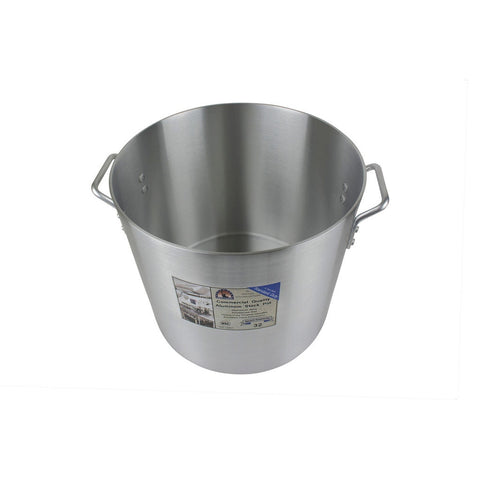 Libertyware POT32 32 Qt Standard Duty Aluminum Stock Pot, 6 Gauge