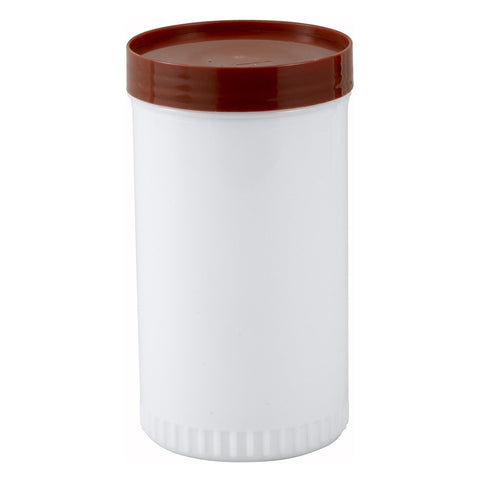 Winco PPB-1B 1 Qt. Liquor and Juice Multi Pour Bottle with Brown Spout and Lid