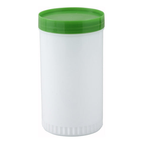 Winco PPB-2G Liquor & Juice Pour Bottle, 2 Qt with Green Spout & Lid