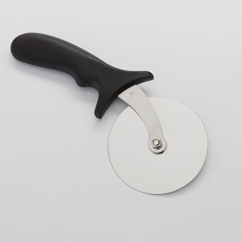 American Metalcraft PPC4 4" Stainless Steel Pizza Cutter with Black Plastic Handle