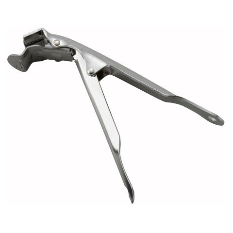 Winco PPG-8S Stainless Steel Pizza Pan Gripper for Shallow Pans
