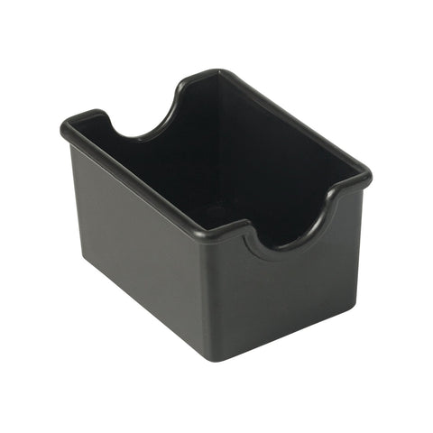 Winco PPH-1K Black Plastic Sugar Packet Holder