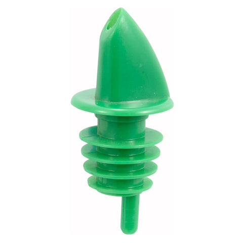 Winco PPR-2G Free Flow Liquor Pourer, Green