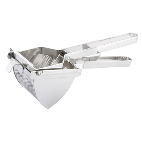 Winco PR-16 17" Stainless Steel Square Potato Ricer