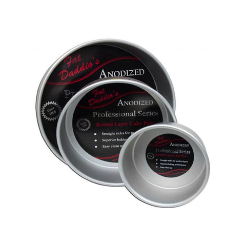Fat Daddio's PRD-42 Anodized Aluminum Round Cake Pan, 4" x 2"