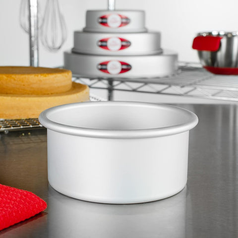 Fat Daddio's PRD-63 ProSeries 6" x 3" Round Anodized Aluminum Cake Pan