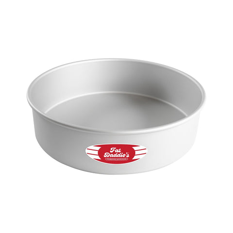 Fat Daddio's PRD-82 8 x 2 Inch Round Anodized Aluminum Cake Pan
