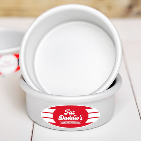 Fat Daddio's PRD-83 Anodized Aluminum Round Cake Pan, 8 x 3 Inch
