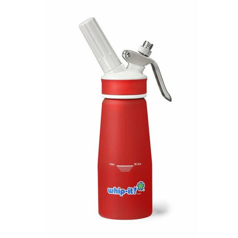 United Brands PRO-03R Whip Cream Dispenser, Red Rubber, 1/2L