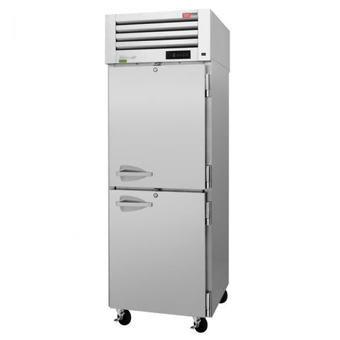 Turbo Air PRO-26-2F-N(-L) PRO Series 1-Section Solid Half Door Reach-In Freezer, 24.39 cu. ft.