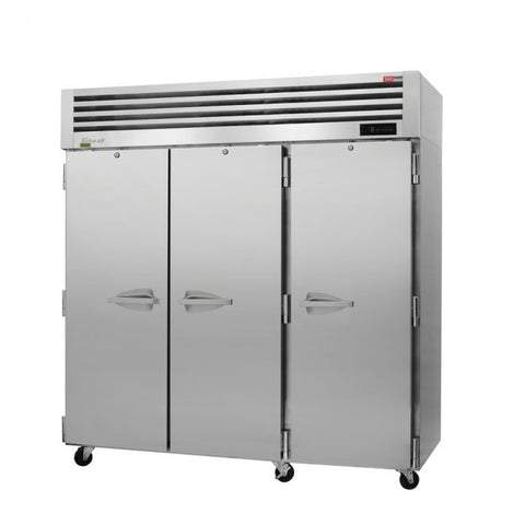 Turbo Air PRO-77F-N(-AL)(-AR) Three-Section 74.94 Cu. Ft. Solid Door Reach-In Freezer