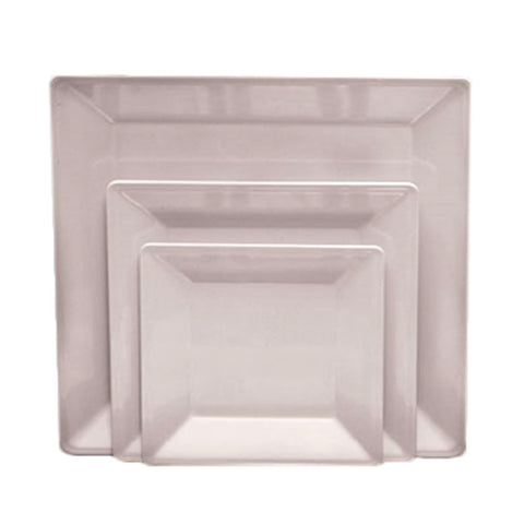 Thunder Group PS3208W White Melamine Square Plate 8-1/4"