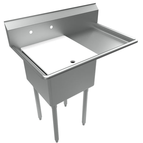 BK Resources PSC-1818 Poly Cutting Board Sink Cover for 18" x 18" 1-Compartment Sink