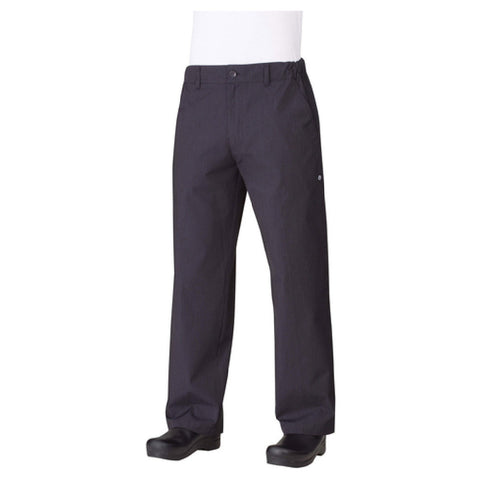 Chef Works PSER-BLK-2XL Professional Series Chef Pants - Slimmer Fit, Black, 2XL
