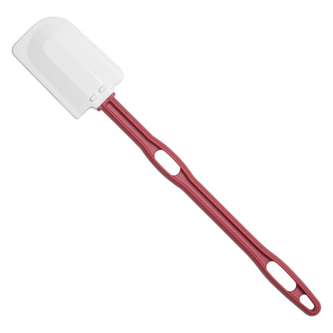 Winco PSH-16 16-1/4" Silicone Scraper with Heat-Resistant Red Handle
