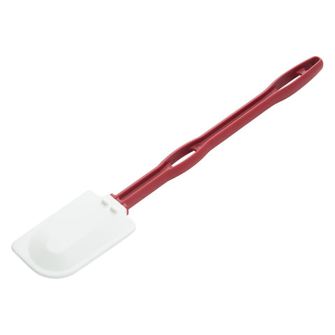 Winco PSH-16 16-1/4" Silicone Scraper with Heat-Resistant Red Handle