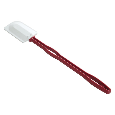 Winco PSH-16 16-1/4" Silicone Scraper with Heat-Resistant Red Handle