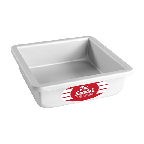 Fat Daddio's PSQ-882 ProSeries 8" x 8" x 2" Square Anodized Aluminum Cake Pan