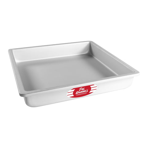Fat Daddio's PSQ-992 ProSeries 9" x 9" x 2" Square Anodized Aluminum Cake Pan