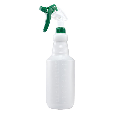 Winco PSR-9 28 oz Color-Coded Spray Bottle, Green