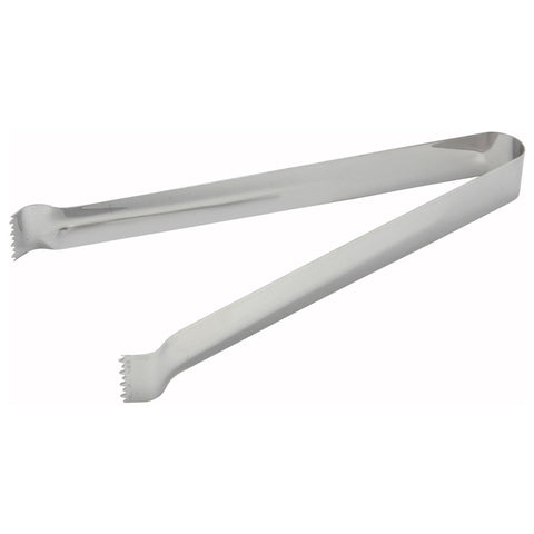 Winco PT-6 6" Pom Tongs, Satin Finish Stainless Steel