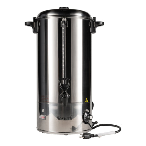 Boswell PU200 100-Cup Stainless Steel Hot Water Boiler, 120V