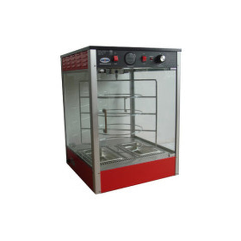Cozoc PW5002-10-18 Two-Door 21" Pass-Thru Countertop Pizza Warmer Merchandiser