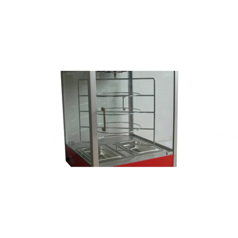 Cozoc PW5002-10-22 Revolving Pretzel Warmer Merchandiser Countertop Display Case