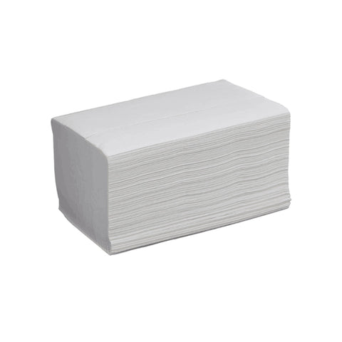 Nova QS10636 White 2-Ply Interfolded Dispenser Napkin, 7.87 x 6.5