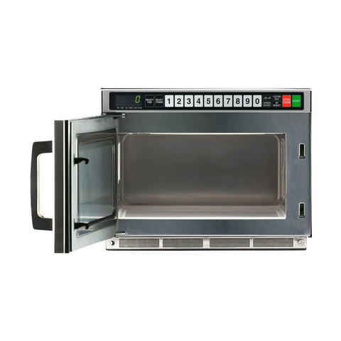 Sharp R-CD1200M TwinTouch 1200W Commercial Countertop Microwave Oven, 0.75 cu ft