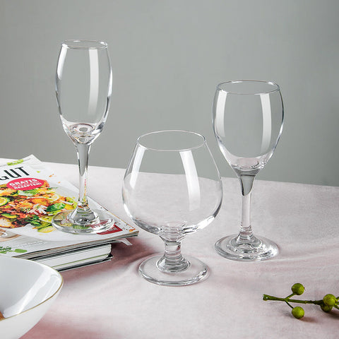 Enhanced Glassware R1806LB 5-3/4 oz Teardrop Flute Glass - 1 Dozen
