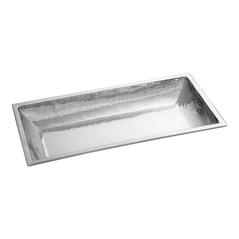 TableCraft Products RB2813 Remington Collection 14-Qt Rectangular Stainless Steel Bowl, 27-1/2" x 13-1/2" x 3"