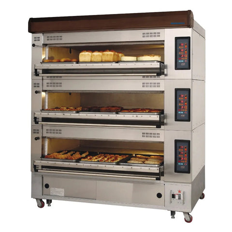 Turbo Air RBDO-23U Radiance Electric 3-Deck Oven (Holds 2 Full-Size Trays per Deck)