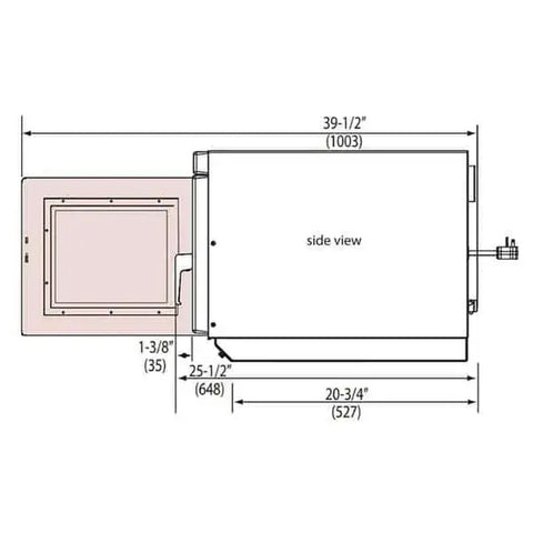 ACP (Amana Commercial Products) RC30S2 Heavy-Duty 3000W Commercial Microwave Oven, 1.0 cu ft, Touch Controls, 208-240V